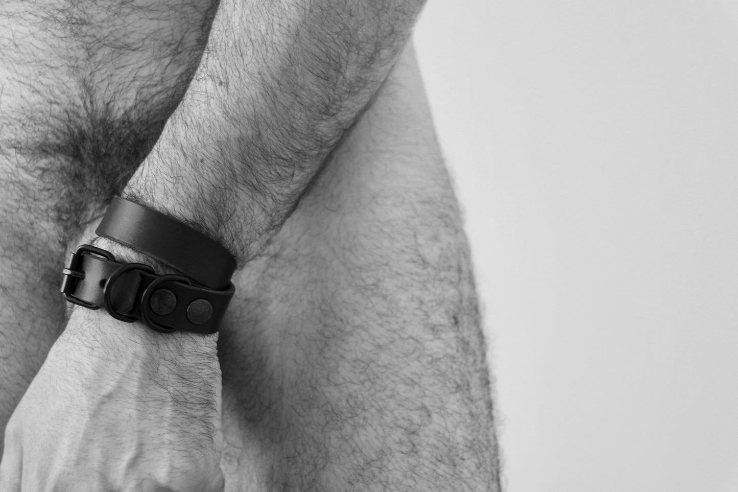 Bracelet double tours -MINI BELT All Black-