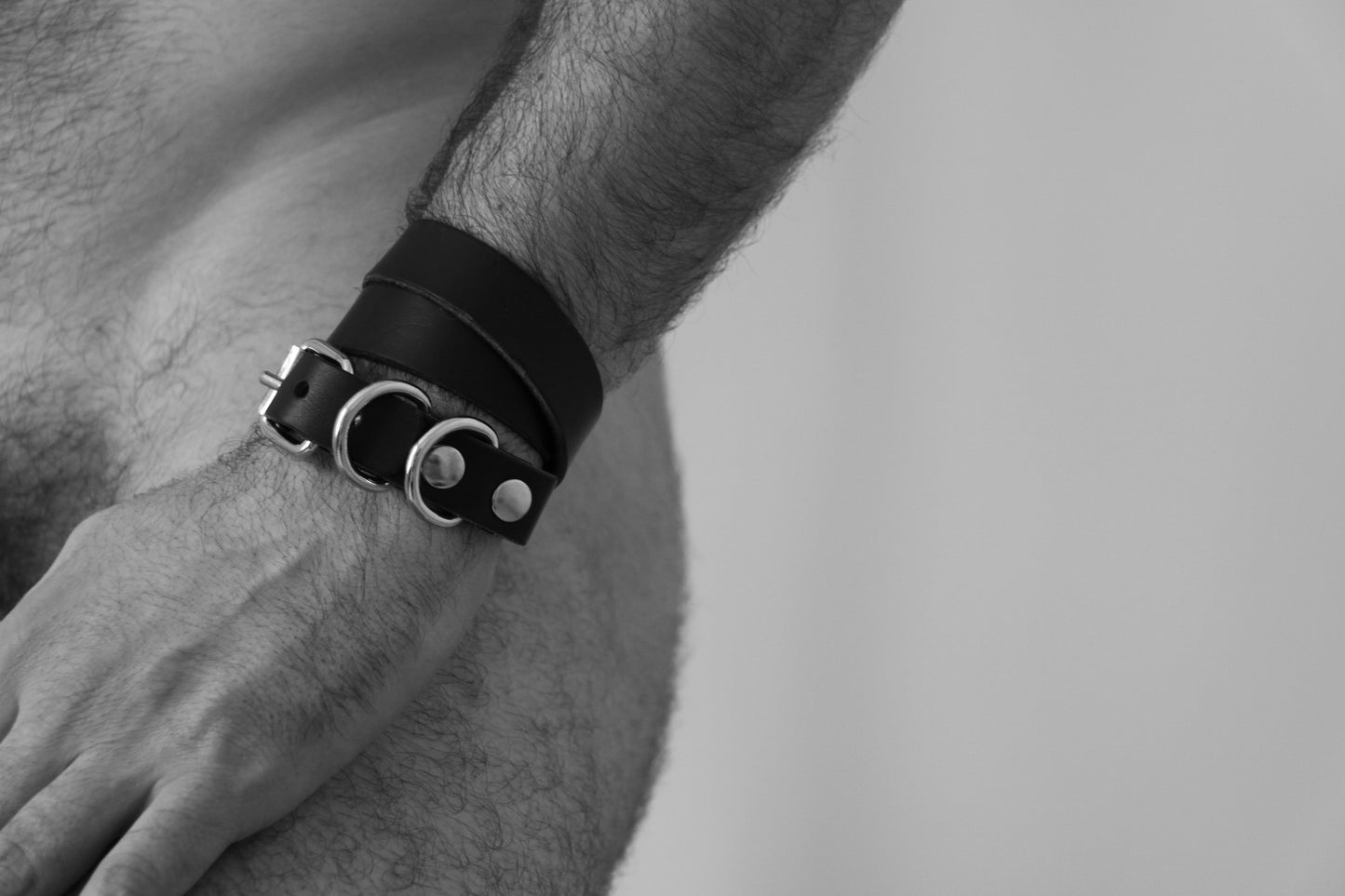 Bracelet double tours en cuir -MINI BELT-