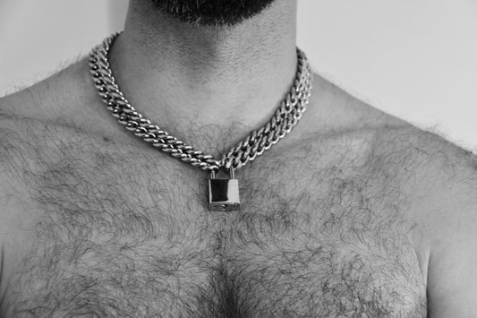 Collier chaine - DOUBLE LOCK -